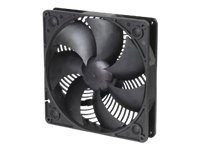 Silverstone Ap181, Ventilator, 18 Cm, Schwarz