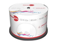Primeon Photo-On-Disc Ultragloss - 50 X Cd-R - 700 Mb (80 Min) 52X (Cd) - Printbar Overflade For Ink Jet - Spindle