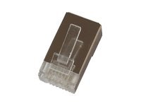 MicroConnect Modular - Netværk-konnektor - RJ-45 (han) - afskærmet (pakke med 50)