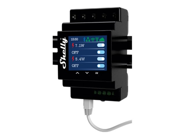 Shelly Pro 4PM V2 - WiFI-relä, 4 kanaler med effektmätning | EL Artiklar - Elcentral - Relä og kontaktor | GameStuff