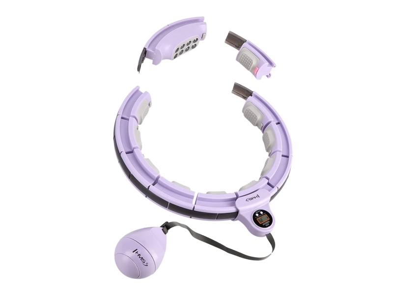 HMS hula hoop lila med magneter och vikter + räknare HHM13 | Produkter för mobilitet och hjälpmedel - Rörlighet - Kropp och välbefinnande | GameStuff