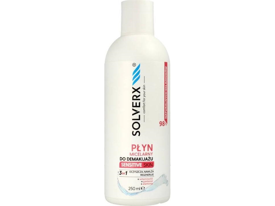 Solverx Sensitive Skin Micellar Water For Makeup Removal 250Ml