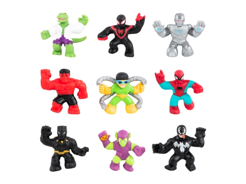 Goo Jit Zu - Marvel Minis S6 - Strækbar Figur - Assorteret