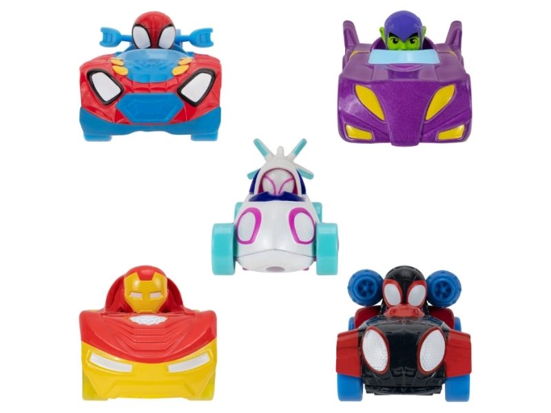 SPIDEY AMAZING METALS CAR ASS - assorted