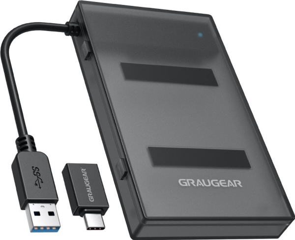 Graugear G-2603-Ac Speicherlaufwerk-Docking-Station Usb 3.2 Gen 1 (3.1 Gen 1) Type-A Schwarz (G-2603-Ac)