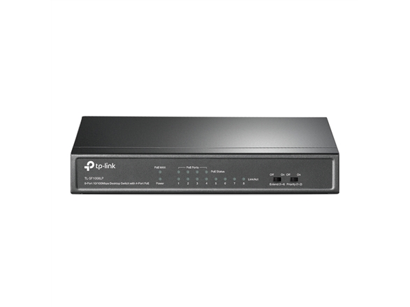 Tp-Link Tl-Sf1008lp, Unmanaged, Fast Ethernet (10/100), Power Over Ethernet (Poe)