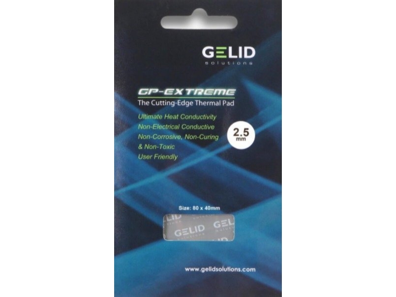 Gelid Gelid Extreme -lämpöalusta 80x40x2.5mm TP-GP01-F