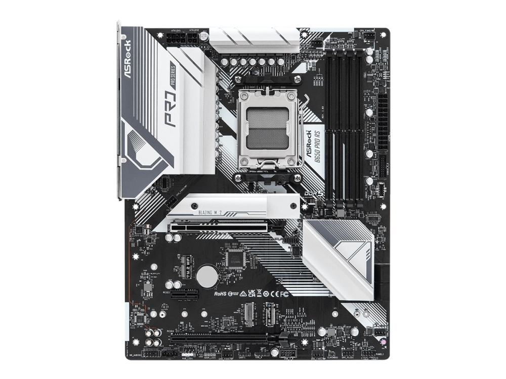 Asrock B650 Pro Rs, Amd, Buchse Am5, Amd Ryzen 7, Amd Ryzen 9 7Th Gen, Amd Ryzen 5, Ddr5-Sdram, 128 Gb, Dimm