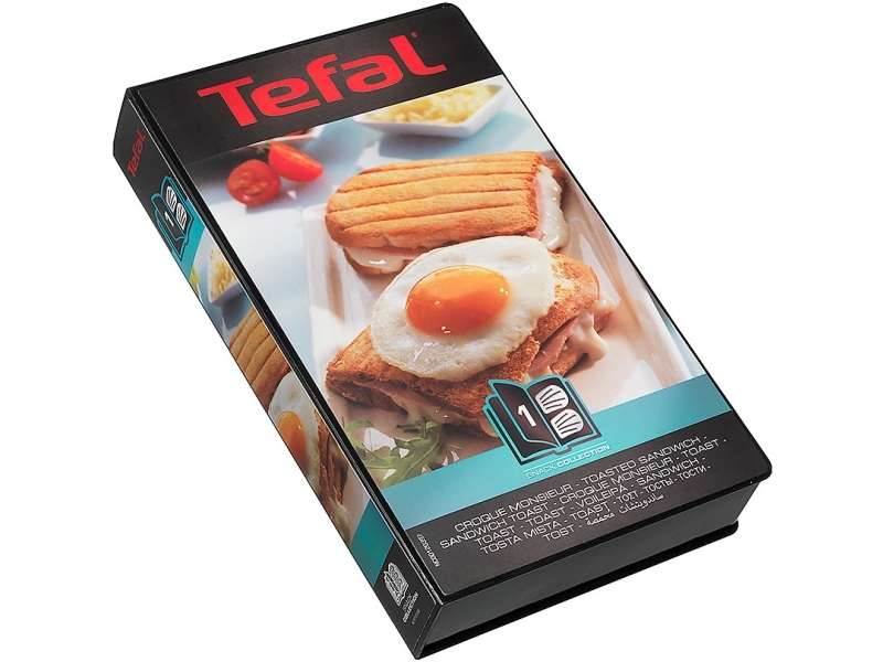 Tefal XA800112, Reservplatta, Svart, Tefal Snack Collection/SnackTime, 242 mm, 155 mm, 44 mm | Köksapparater - Bröd & Rostat bröd - Brödrostar | GameStuff