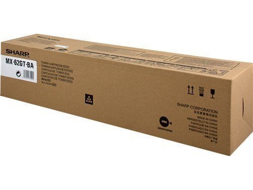 Sharp Mx62gtba - Sort - Original - Tonerpatron - For Sharp Mx-6240N, Mx-6500N, Mx-7040N, Mx-7500N