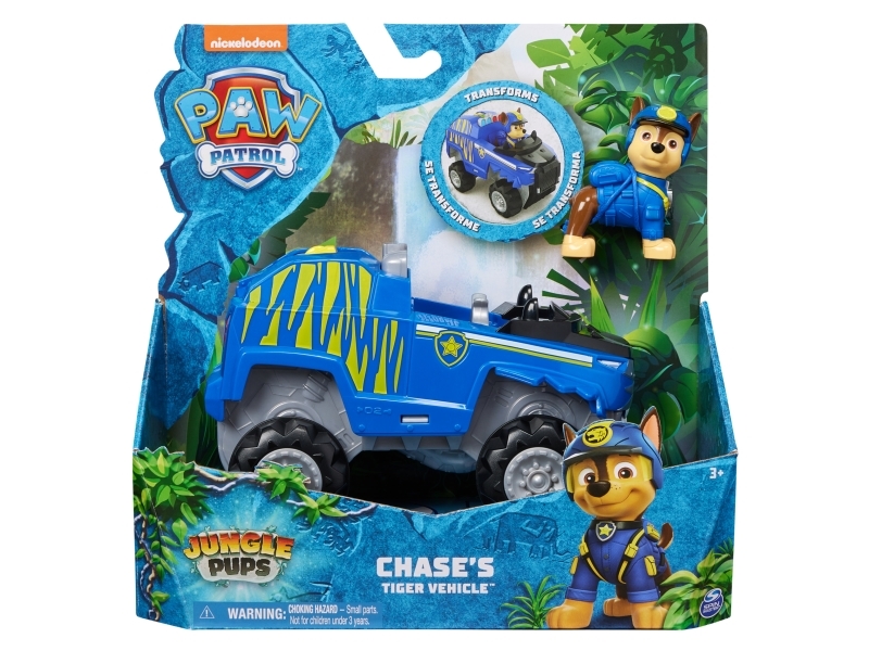 PAW Patrol PAW VHC-tema fordonsjakt Jungle GML, polisbil, PAW Patrol, 3 år, plast, svart, blå | Leksaker - Bilar och andra fordon - Akutbilar | GameStuff