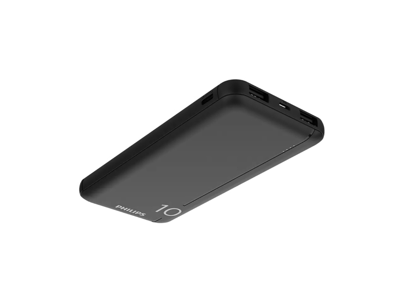 Philips Powerbank 10.000mAh. Sort | Tele & GPS - Batteri & Laddare - Strömförsörjningsbanker | GameStuff
