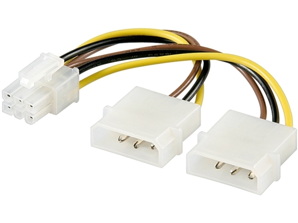 Wentronic M-Cab S-2007 Adapterkabel - Lp4 - Pci-E (7000911)