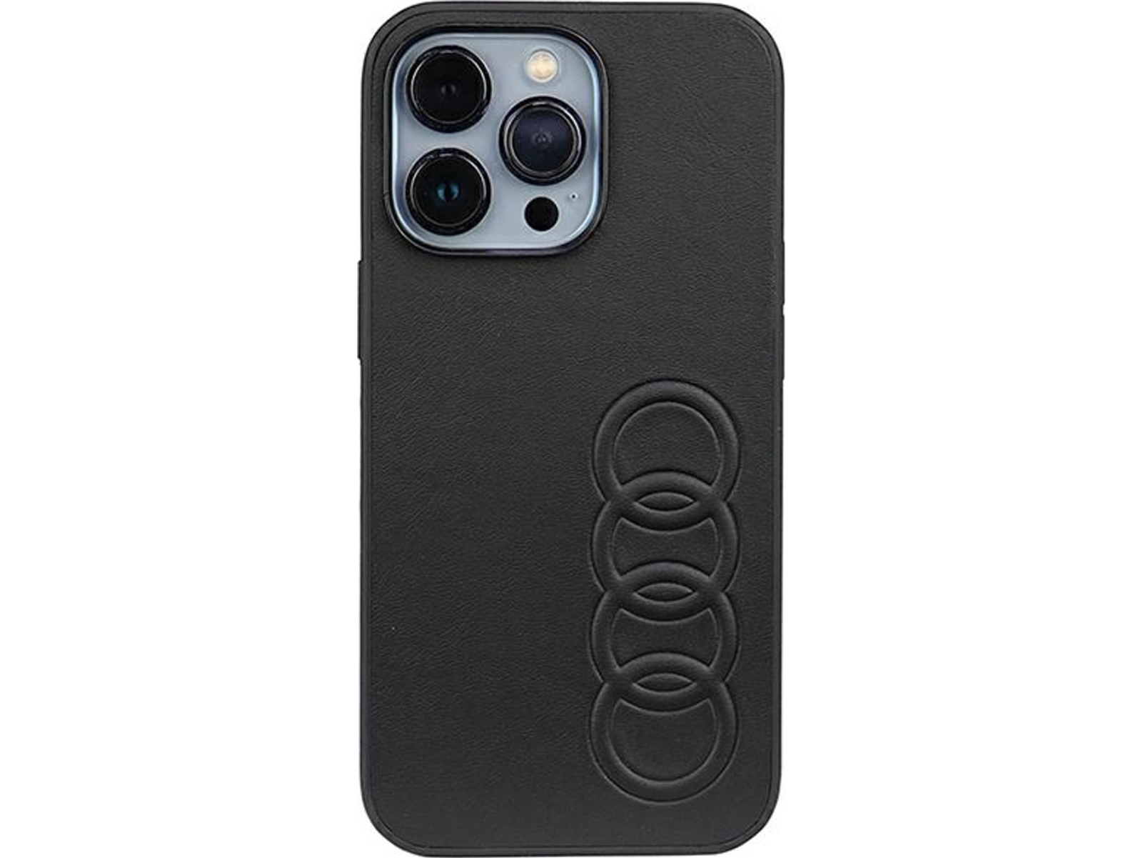 Audi Audi Synthetic Leather Iphone 13 Pro/13 6.1" Black/Black Hardcase Au-Tpuppcip13p-Tt/D1-Bk