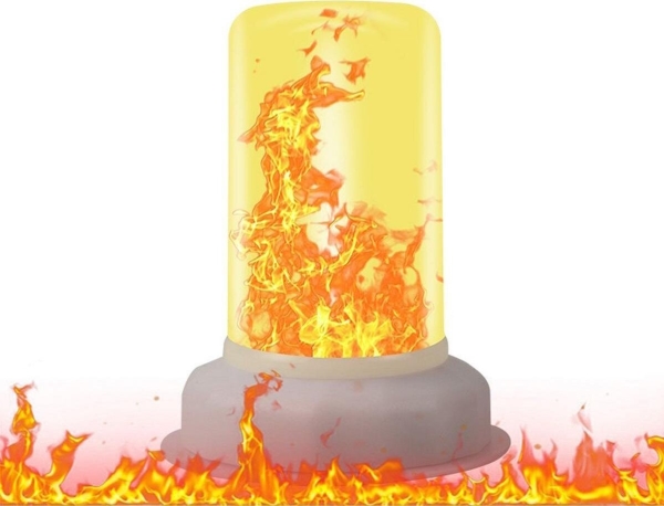 Saska Garden LED flammelys 7,5x9,5 cm