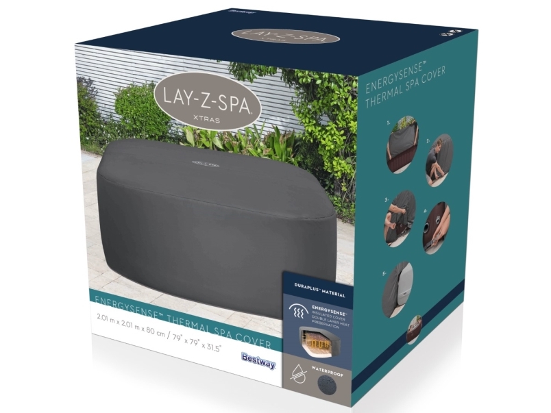 Lay-Z-Spa Energysense Termisk Abdeckung 201 X 201 X 80 Cm
