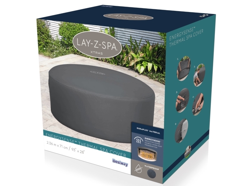 LAY-Z-Spa Energysense Termisk Cover 236 x 71 cm | Trädgården - Pools & Vatten spel - Pool tillbehör | GameStuff