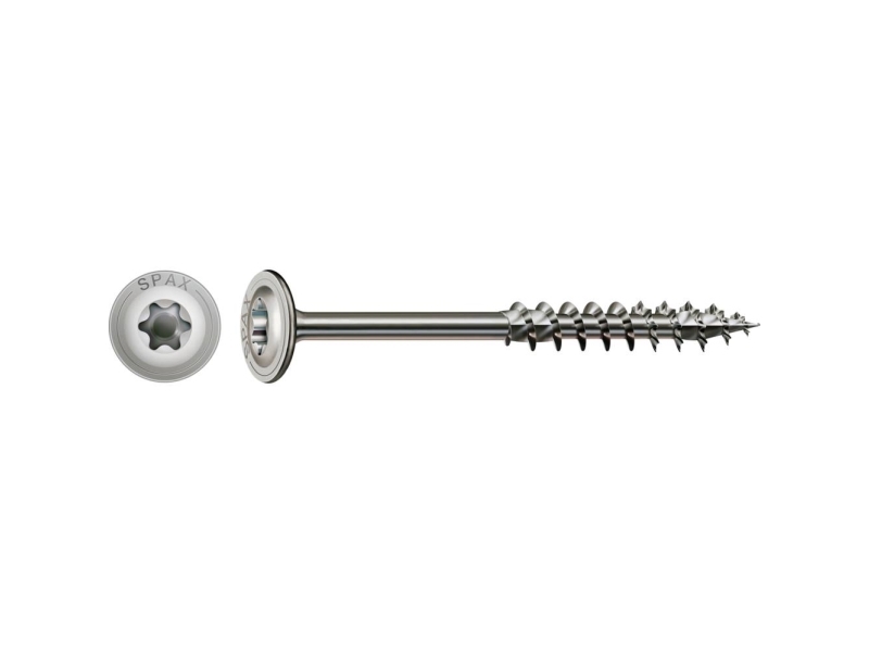 Spax Holzbauschrauben T40 Tellerkopf Edelstahl A2 0257000803005 8 Mm X 300 Mm, 50 St. (0257000803005)