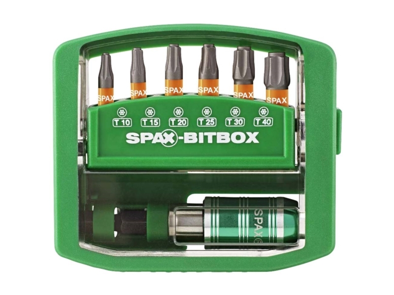 Bitssæt T-Star Plus, 6 Bits, T10, T15, T20, T25, T30, T40, Bitsholder 1 Stk.