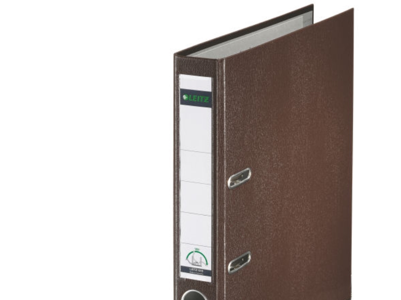 Leitz 180° Plastic Lever Arch File, A4, Braun, 350 Blätter, 5,2 Cm, 55 Mm, 320 Mm