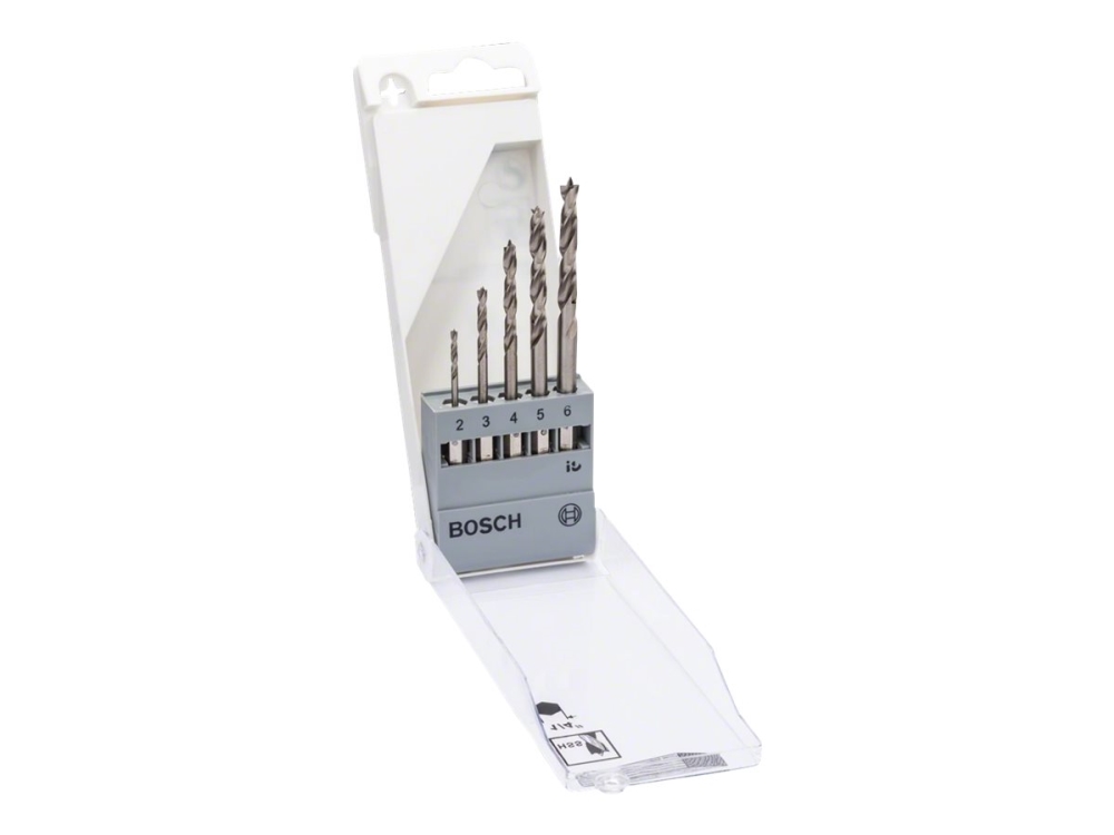 Bosch Træborsæt 1/4 6-Kant Ø2-3-4-5-6Mm 5 Stk