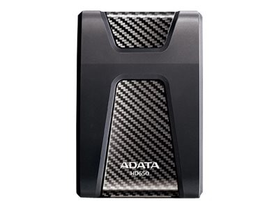 Adata Dashdrive Durable Hd650 - Harddisk - 2 Tb - Ekstern (Bærbar) - 2.5" - Usb 3.0 - Sort