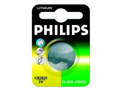 Philips Minicells Akku Cr2025/01B, Einwegbatterie, Lithium-Ion (Li-Ion), 3 V, 1 Stück(E), 40 Mm, 60 Mm