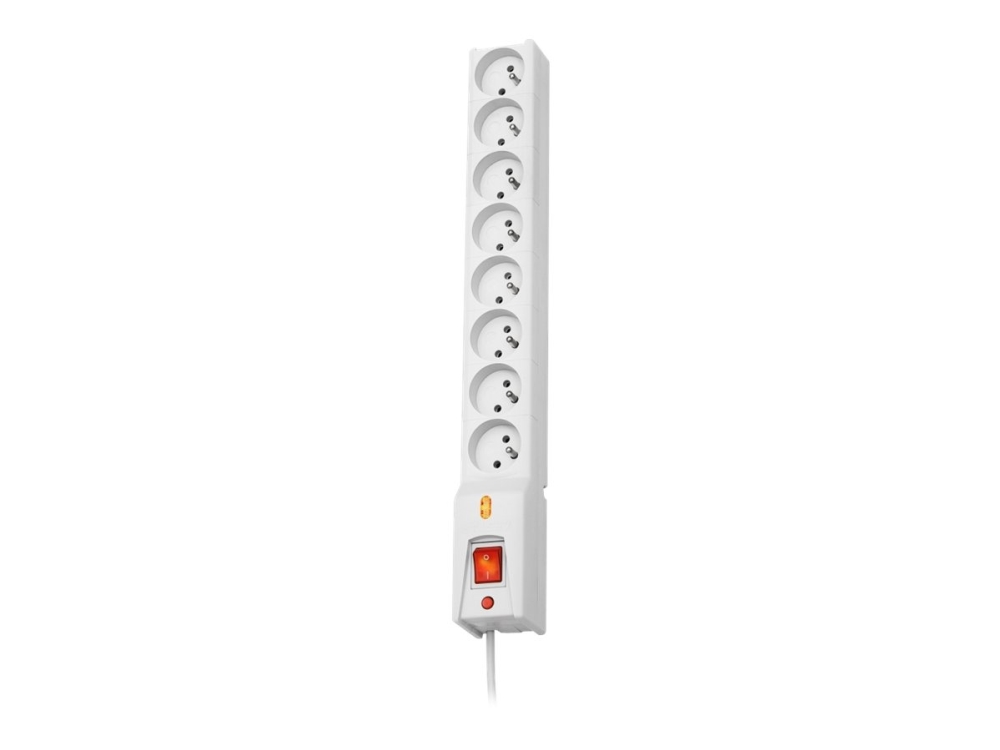Lestar Lx 810 - Strømstødsbeskytter - Ac 230 V - 2300 Watt - Output-Stikforbindelser: 8 - Grå