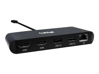 Caldigit Thunderbolt 3 Mini Dock Dual Hdmi - Dockingstation - Thunderbolt 3 - Hdmi - Gige