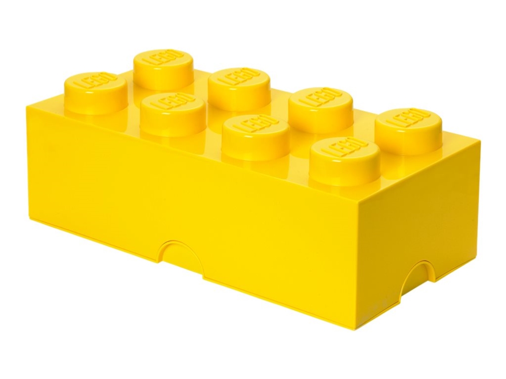 Se Lego - Opbevaringsboks 8 Knopper (Bright Yellow) hos Computersalg.dk
