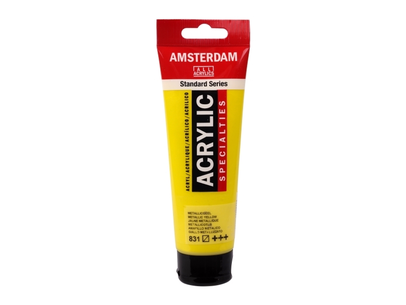 Artequipment Amsterdam Standard Serie Acryl Rohr Metallic Gelb 831