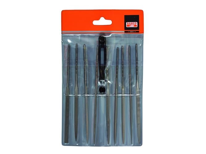 Bahco 2-471-16-1-0, Filsæt, Flad Fil, Halv-Rund Fil, Knivkant Fil, Rund Fil, Firkantet Fil, Trekantet Fil, Glat Snit, 95 G, 160 Mm