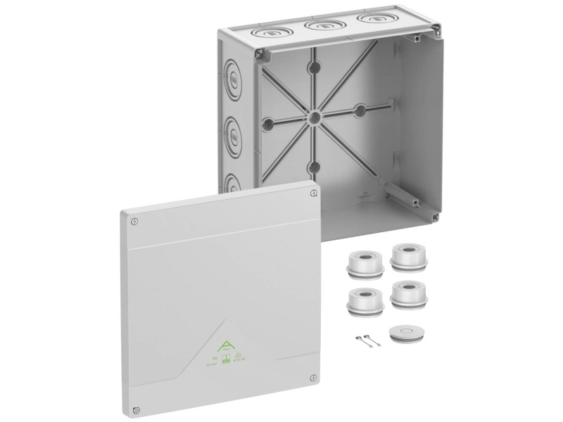 BOX JUNCTION 252X252X120 IP55/IP66 IK07 | EL Artiklar - Elcentral - Monteringsskåp | GameStuff