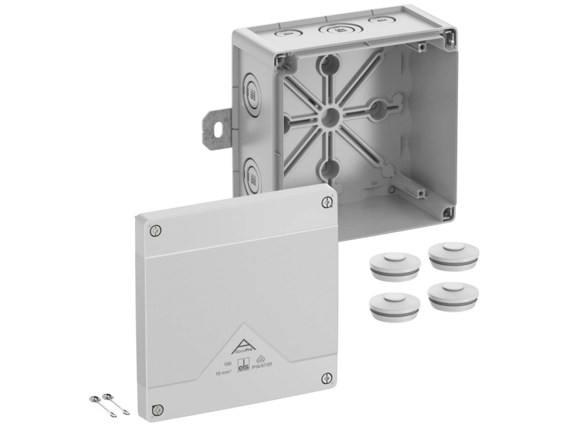Spelsberg 41040101 kopplingsdosa (L x B x H) 152 x 152 x 85 mm grå IP66, IP67, IP69 1 st (41040101) | EL Artiklar - Elcentral - Monteringsskåp | GameStuff