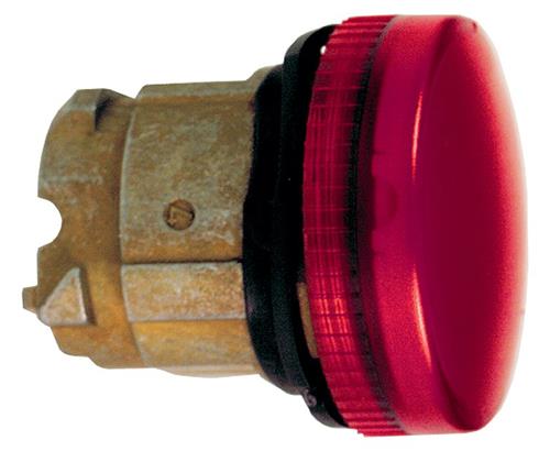 Signalleuchtenkopf Zb4 F/ Led Gerippt Rot
