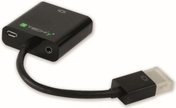 Techly Hdmi Vga 3.5mm Micro Usb B M/f 0 15 M Hdmi Vga 3.5mm Micro Usb Hanstik Hunstik 1920 X 1080 Pixel