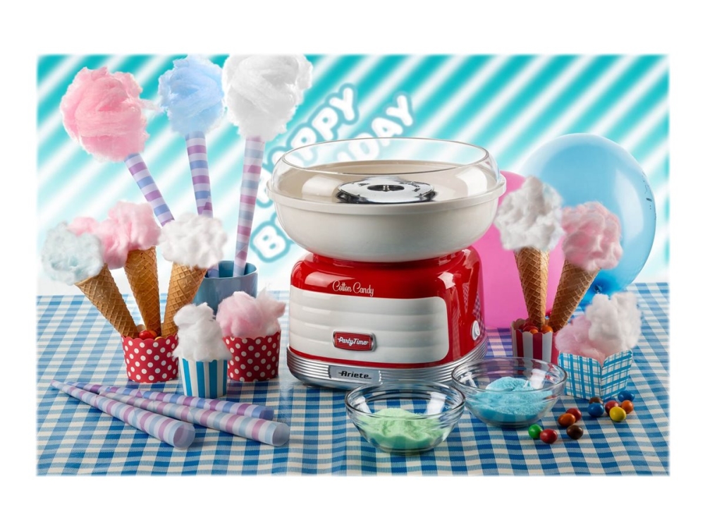 Ariete Party Time 2973 - Zuckerwatte fabrikant - 450 W - rød - Image 8
