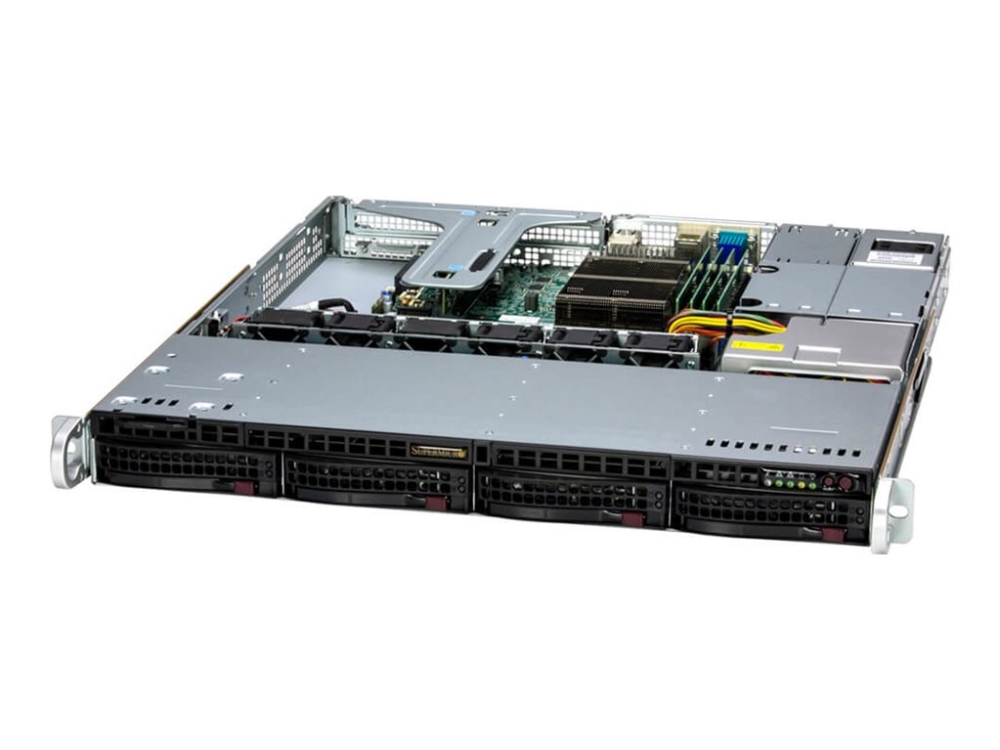 Supermicro Up Superserver 511R-M - Server - Rackmontierbar - 1U - Ohne Cpu - Ram 0 Gb - Sata/Sas - Hot-Swap 3.5" Schacht(E) - Keine Hdd - Gigabit Eth