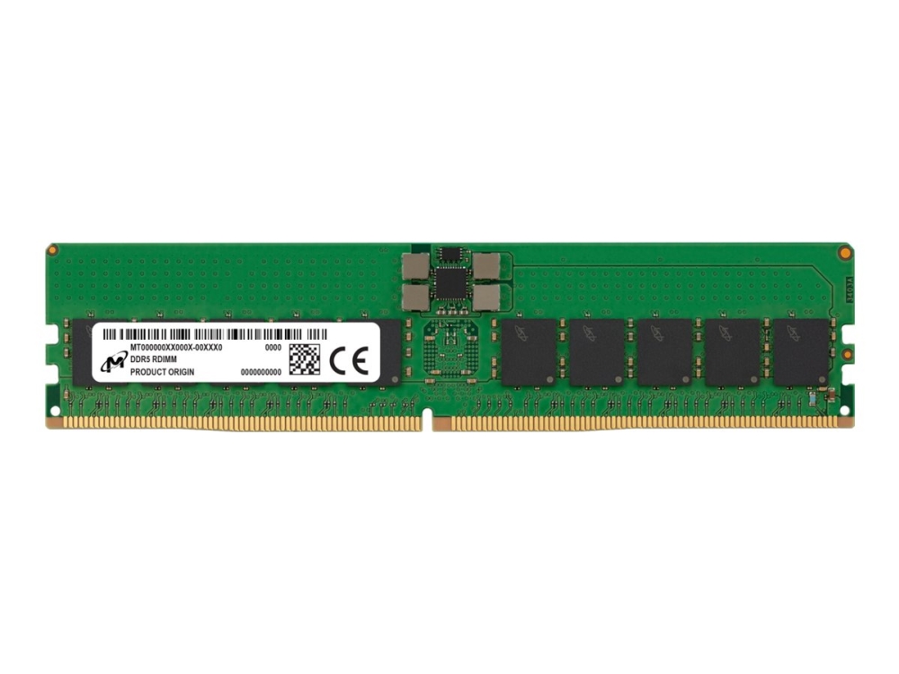 Micron Ddr5 Modul 32 Gb Dimm 288 Pin 5600 Mhz / Pc5 44800 Cl46 Registreret