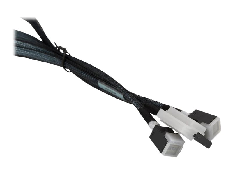 Supermicro - Sas Internt Kabel - Slim Sas (Sff-8654) (Han) Til Mini Sas Hd (Sff-8643) - 70 Cm