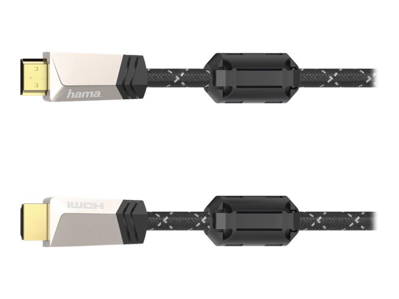 Hama - Hdmi-Kabel Mit Ethernet - Hdmi-Stecker Auf Hdmi-Stecker - 3 M - Geschirmt - Bronze-Kaffee - 4K-Unterstützung