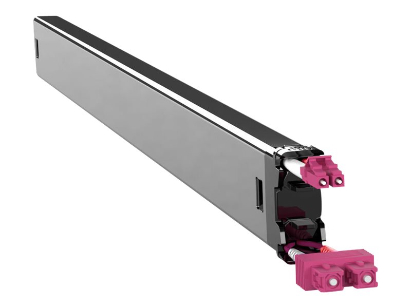 Patchbox Plus+ - Fiberoptisk Kassette - Sort, Krom