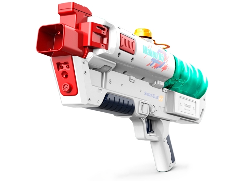 Tiger Shark Sports Elite Waken 05 Elektronisk Vandpistol Hvid | Utomhusleksaker - Glasögon & Dykmaske - Vattenpistoler | GameStuff