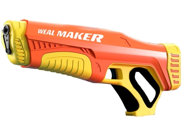 Weal Maker Elektronisk Auto Vattenpistol Orange | Utomhusleksaker - Glasögon & Dykmaske - Vattenpistoler | GameStuff