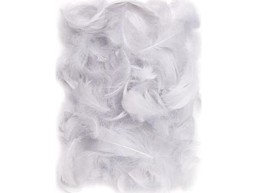 Dalprint fjer Dpcraft 5-12 cm 10 g grå