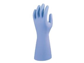 Handske Ansell Alphatec G21b 37-520 Soft Str Xl 9.5 Nitril U. Latex/Silikone Blå,12 Par/Pk