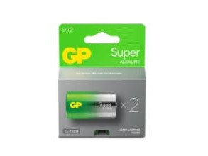 Batterie Gp Super Alkaline D 2Er-Pack, 20 Stück/Pkg