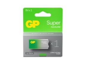 Batterie Gp Super Alkaline 9V 1Er-Pack, 10 Stück/Pkg
