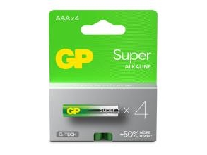 Batterie Gp Super Alkaline Aaa 4-Pack, 10 Pk X 4 Pcs/Bk - (40 Pcs)