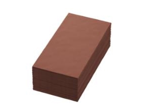 Serviette 1/8-Fold Dunisoft Airlaid 40X40cm Kastanie, 6 Stck. X 60 Stck./Cr